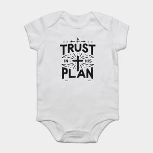 Trust in His Plan Baby Bodysuit